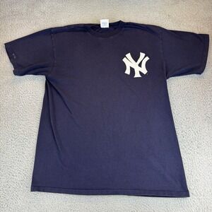 Vintage‎ New York Yankees Jersey Shirt Derek Jeter MLB Baseball Majestic Size Xl